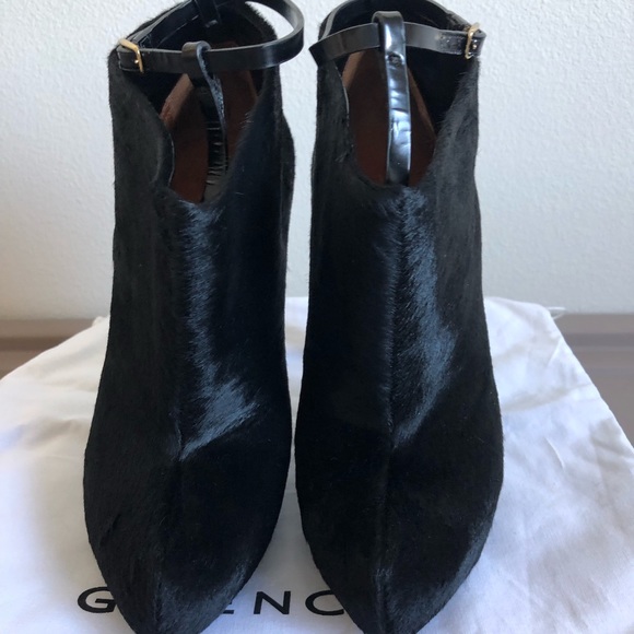 Givenchy Calf Hair Ankle Boots 39.5 - Picture 5 of 8